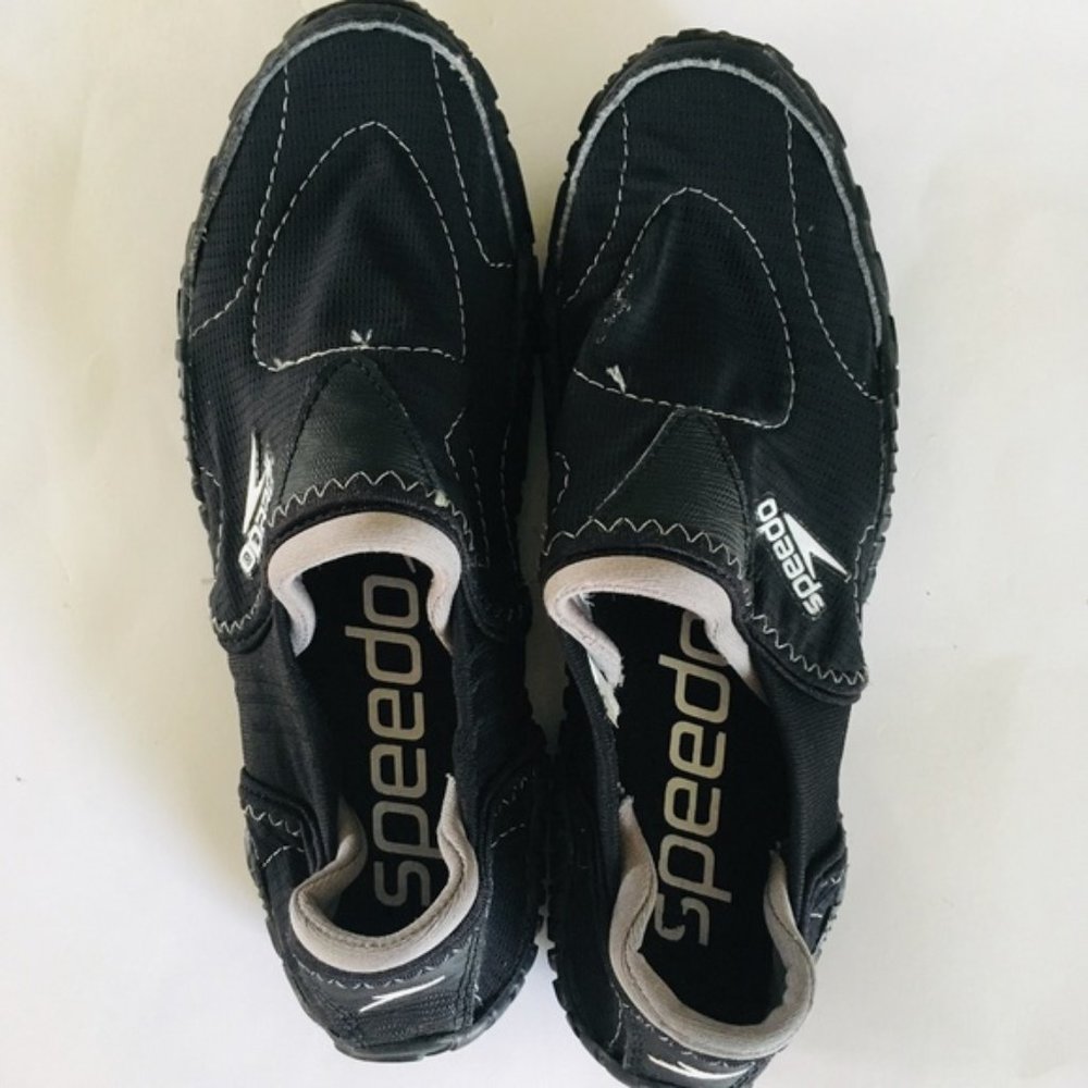 Speedo Black Waterproof Slip On Shoes Size 7
